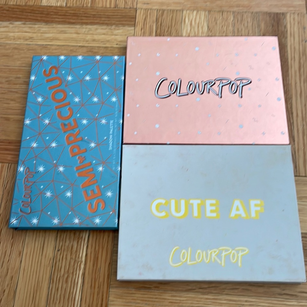 Gently Used Colourpop Eyeshadow Palettes